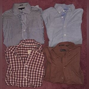 Men's Button Up Shirt Collection Size Medium